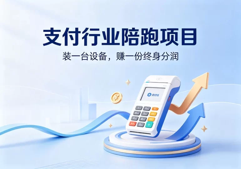 支付行业陪跑项目：装一台设备，赚一份终身分润-陪跑项目情报站