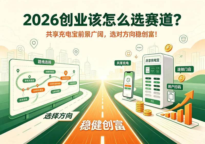 2026创业该怎么选赛道？共享充电宝前景广阔，选对方向稳创富！-陪跑项目情报站